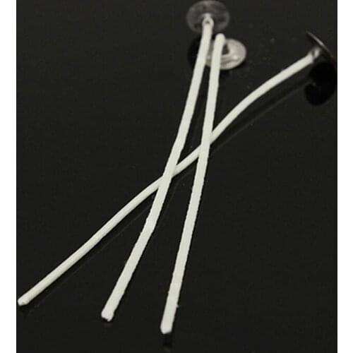 30 Pcs Candle Wicks Cotton Core Waxed with Sustainer for Candle Making