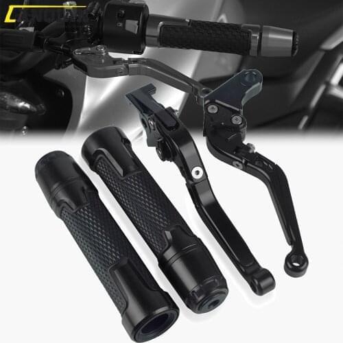Motorcycle Accessories CNC Aluminum Brake Clutch Levers Handlebar Hand Grips ends For Kawasaki Z1000 Z 1000 2003 2004 2005 2006