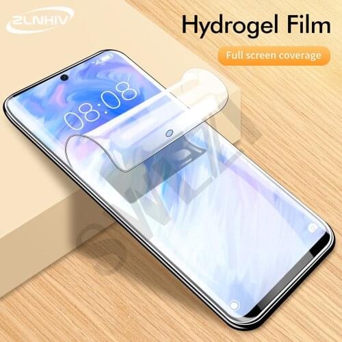 ZLNHIV cover for Samsung Galaxy s7 edge s8 s9 s10 lite s10e plus phone screen protector s20 s21 FE ultra hydrogel film Not Glass