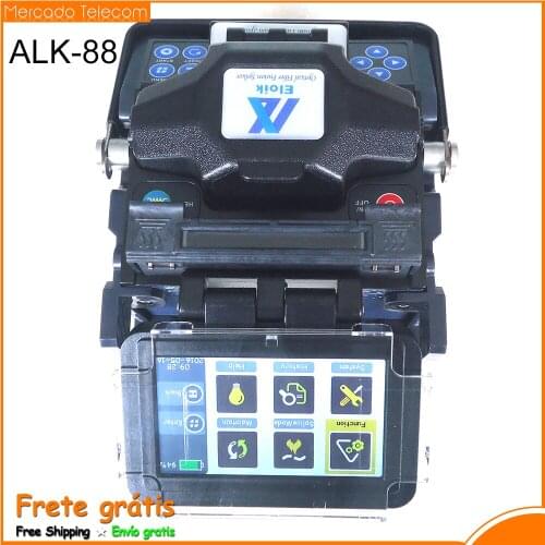 French/Portuguese/Spanish/English Eloik ALK-88 Fiber Optic Splicing Machine Optical Fusion Splicer
