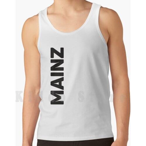 Tank Tops Vest Sleeveless Germany Travel Vertical Text Sideways Text Black Text Design Minimal Simple Travel