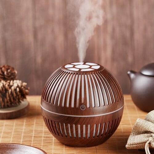 Mini Air Humidifier USB Essential Oil Aroma Diffuser Cold Mist Sprayer 7 Color LED Night Light Humidifier for Home