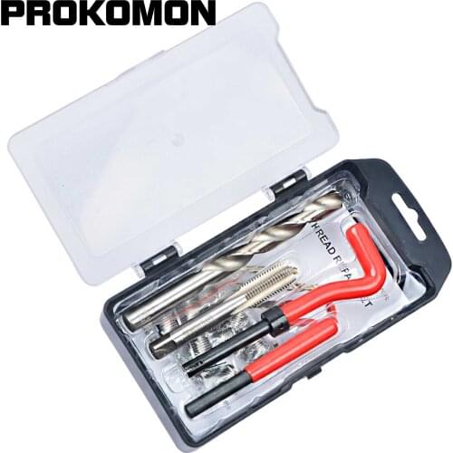 15Pcs Thread Repair Wire Insert Tools Kit M9 M14