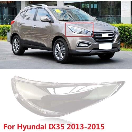 CAPQX 1PC For Hyundai IX35 2013 2014 2015 Front Headlamp Headlight Lamp cover Lampshade Waterproof Bright head light Shade Shell