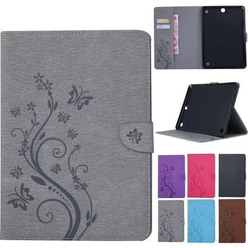 New For Samsung Galaxy Tab A 9.7 T550 Case With Cards Slot SM-T550 SM-T551 SM-T555 T550 9.7" Stand Smart Cover Case