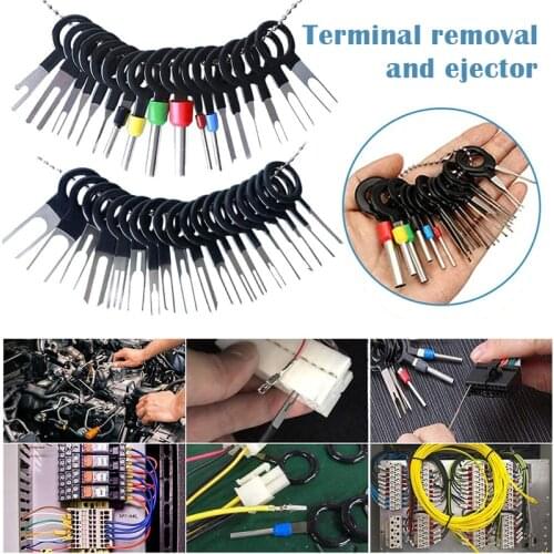 New 36/38pcs Terminal Ejector Kit Tool Terminal Pins Puller Repair Removal Tools for Car Pin Extractor Electrical Wiring
