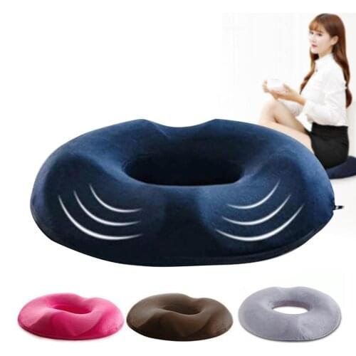 Hemorrhoid seat cushion office thickened seat cushion hollow breathable pregnant butt comfort seat cushion for woman 45x41x7cm