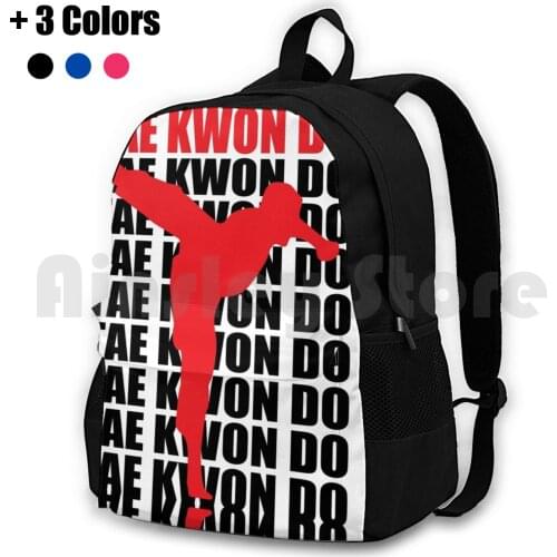 Tae Kwon Do Outdoor Hiking Backpack Waterproof Camping Travel Tae Kwon Do Korea Sport Martial Arts Fitness
