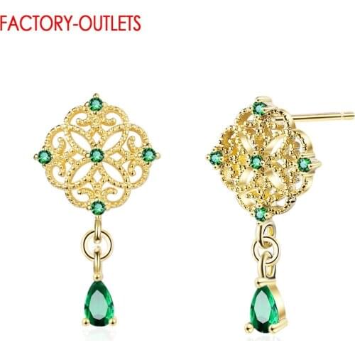 Newest Model Chinese Style Tassel Dangle Earring For Women Genuine 925 Sterling Silver Wedding Engagement Fashion Jewelry