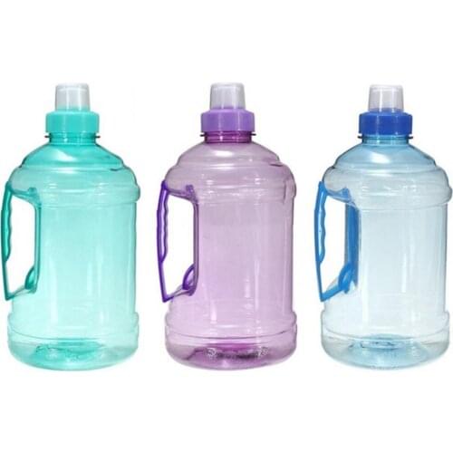 2L Sports Water Bottle PET Large Capacity Outdoor Sport Running Training Drink Water Bottle Cup Kettle Drinkware