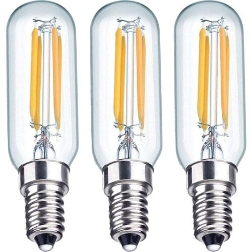 2W 4W LED Cooker Hood Light Bulb SES T26 Tubular Filament Bulb E14 LED Appliance Lamp for Fridge Freezer/Microwave/Cooker Hood