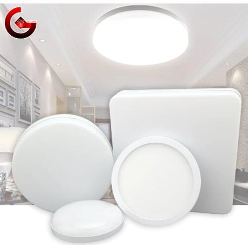 Led Ceiling Light 48W 36W 24W Panel Round Surface Mount 18W 13W 9W 6W Panel Light AC 85-265V Ultrathin Square Ceiling Lamp
