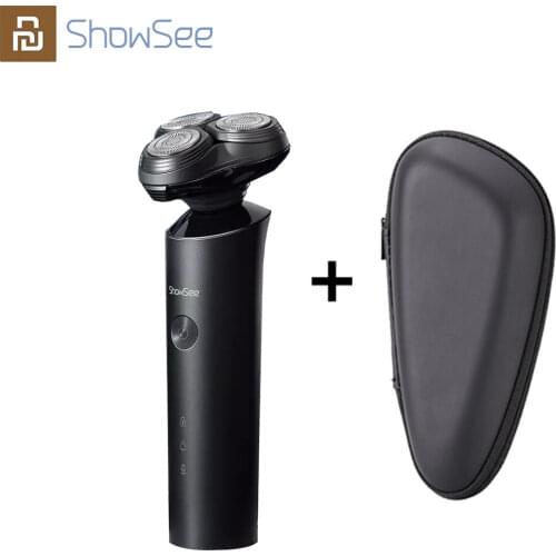 XIAOMI Showsee Electric Shaver Dry Wet Beard Trimmer Razor Beard Trimmer For Men Portable Rechargeable Washable Shaving Machine
