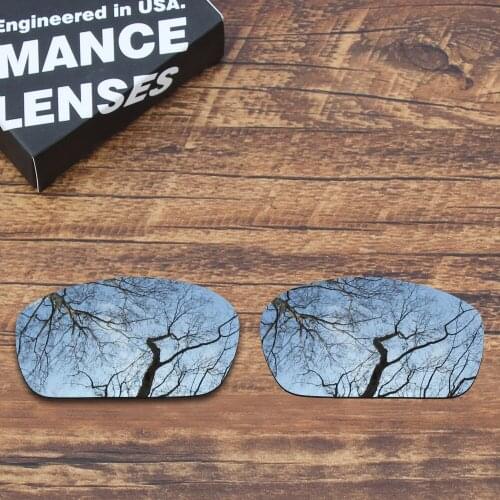 ToughAsNails Polarized Replacement Lenses for Oakley Jawbone Sunglasses Metallic Silver Color (Lens Only)