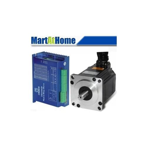 Closed loop CNC Kit Control System, 110V Step-Servo Drive 2HSS86H & Stepper Servo Motor NEMA34 12 N.m /w Encoder #SM676 @SD