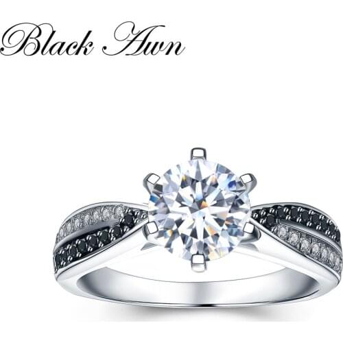 Anillos Mujer Classic 925 Sterling Silver Fine Jewelry Trendy Engagement Bague Femme Rings for Women Wedding Rings Bijoux C031