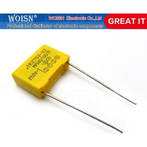 1pcs/lot High quality safety capacitor MPX40/100/21 0.1uf 275v 104 275v 0.1UF 1K275V-X2 15MM In Stock
