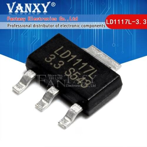 10pcs LD1117L-3.3 SOT-223 LD33V LD1117-3.3 SOT223 original authentic
