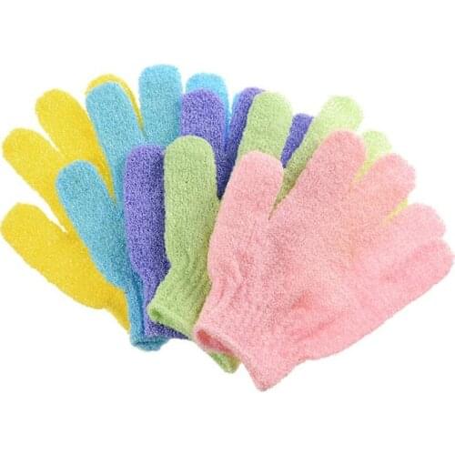 1000pcs Moisturizing Spa Skin Care Cloth Bath Glove Exfoliating Gloves Cloth Scrubber Face Body Bath Gloves fang