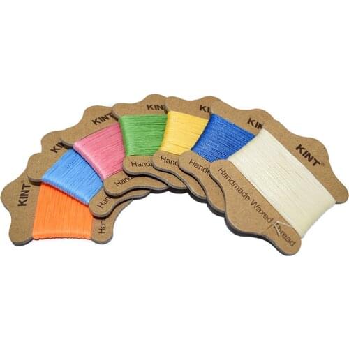 20 meters 0.65mm 24 colors hand-stitched leather braided thread round wax thread leather DIY accessories