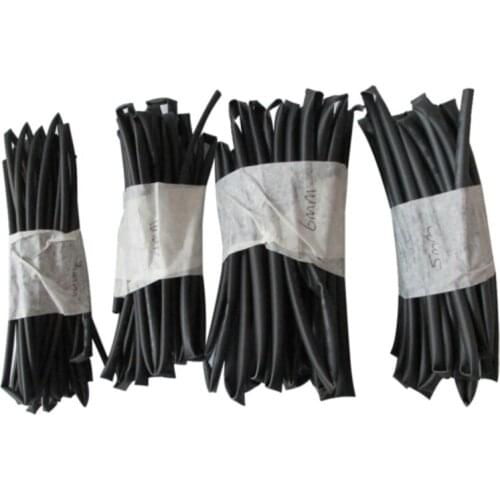 4PCS/Set Heat Shrink Tube Polyolefin Electrical Equipment DIY 3mm 4mm 5mm 6mm