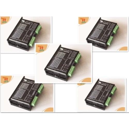 5pcs Stepper Digital Driver DQ542MA 50V4.2A 128Microsteps,Nema23 stepper motor wantai+Breakout Board&Cable