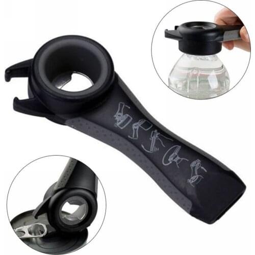 5 In 1 Multi-Function Bottle Opener Stainless Steel Plastic Can Jar Bottle Open Can Opener Beer Kitchen Tools Bar Accessories