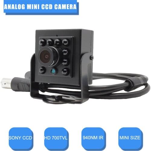 Mini Analog Camera HD700TVL SONY CCD Camera Infrared Night Vision Analog CCTV Camera Home Security Camera Surveillance video Cam