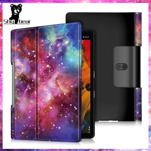 Case for Lenovo Yoga Tab5 YT-X705F Smart Cover for Lenovo Yoga Tab 5 10.1 inch Tablet funda capa skin shell film + stylus