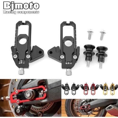 For Honda CB650R CBR650R CB650F CBR650F CB CBR 650R 2014-2020 Left Right Aluminum Chain Adjusters Tensioners Catena with Spools