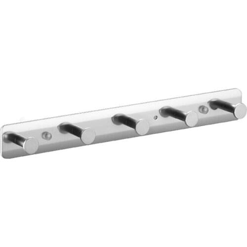 Bathroom Robe Hooks Heavy Duty Towel Hanger Wall Mount Clothes Coat Holder Steel Rack Accessories For Bathroom