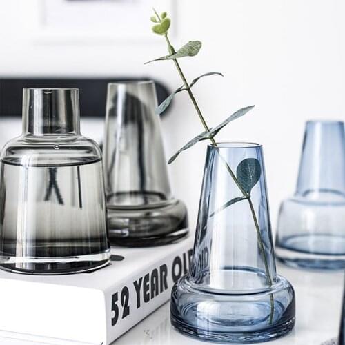 Minimalist Lighthouse Glass Vase Flower Tabletop Hydroponic Vase Desktop Vase Home Decor
