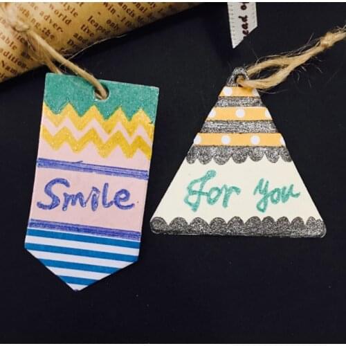 2021 New Round Tag Metal Cutting Dies Stencil DIY Scrapbooking Album Stamp Paper Card Embossing Craft Decor