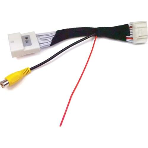 Reversing triggle line for RENUALT Dacia Sandero 24 PINS Original Video RCA Input monitor conversion line