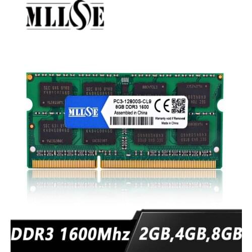 Laptop Memory PC3 12800S DDR3 1600HMZ 2GB 4GB 8GB laptop RAM 1.5V PC3-12800L 1.5V Memory Ram Memoria for Laptop Computer