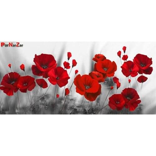 ParNarZar Landscape DIY 5D Diamond Painting Full Round / Square Drill Kits Rhinestone Picture Art Craft for Wall Decor 100x50cm