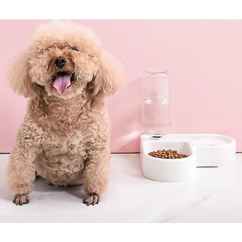 Pet Feeder Bowl Drinking Dispenser Home Corner Dog Cat Water Dispenser Fountain Water Feeding Bowl For Small Medium Large Dogs