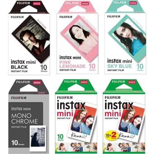 Fujifilm Instax Mini Film Plain Photo Papers For Instax Mini 11 9 8 70 90 7s 25 Hello Kitty Instant Camera SP-2 LiPlay Printer