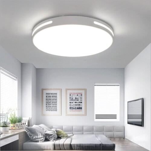 LED modern White & Black color ceiling lightsLED modern acrylic metal frame round ultra-thin LED ceiling lamp, LED lamp, ceiling