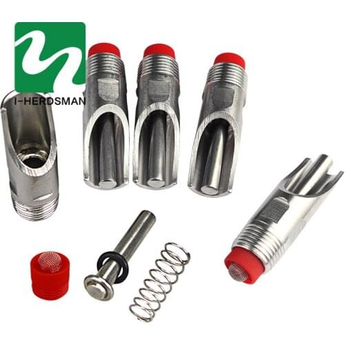 Animals Drinking Instrument Waterer Feeder Farm Equipment 20 MM 5 Pcs Pig Thicken Stainless steel Automatic Nipple Drinking hv3n