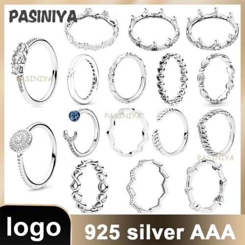 R19 2021 Damen Unregelmäßige Silber Serie Ring 925 Sterling Silber Hochwertiger Luxus Schmuck