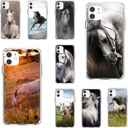 Silicone Cover Running-Dappled-Horse For Xiaomi Redmi 2 S2 3 3S 4 4A 5 5A 5 6 6A 7A 9 9T 9C 9A Pro Pocophone F1