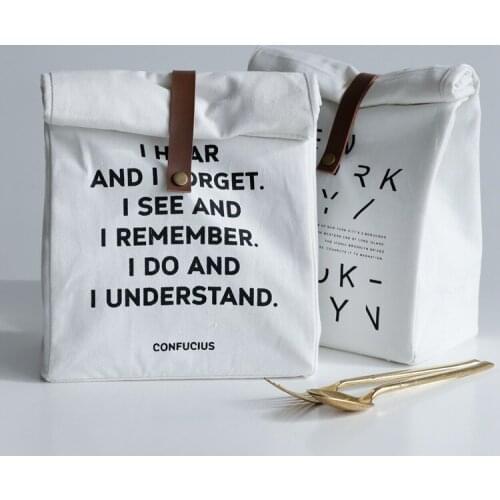 Storage bag insulation bag picnic bag multi-purpose cloth bag lunch bags for women Thermal insulation bag eco friendly products