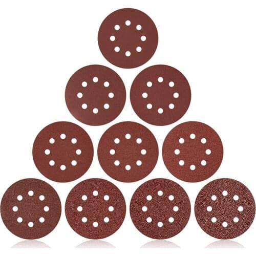 TOP 160PCS Sanding Discs, 5-Inch Hook and Loop Sandpaper Sand Paper for Random Orbital Sander