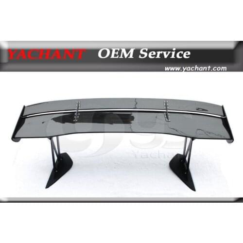 Carbon Fiber GT Wing Rear Spoiler Fit For 96-00 Evolution EVO 4-6 VTX Type5 Style GT Wing 1600mm with 290mm/390mm Aluminum Stand