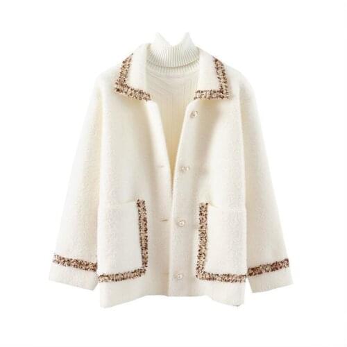 Woolen Jacket Women 2021 New Women Woolen Coat Spring And Autumn Womens Coats Short Slim Thick Warm Jackets Female Black