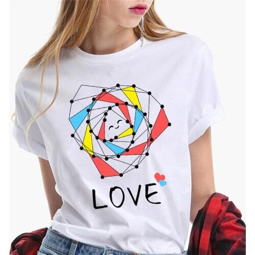 New Womens T-shirts 2021 Funny Chemical Formula T-shirt White t shirt Fashion Women Clothing Tops Summer Short Sleeve Femme