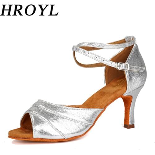 Hipposeus Girls Dance Shoes Ballroom Women Latin Dance Shoes Ladies Samba Shoe Tango Dancing Shoes Samba Salsa Sandals Wholesale