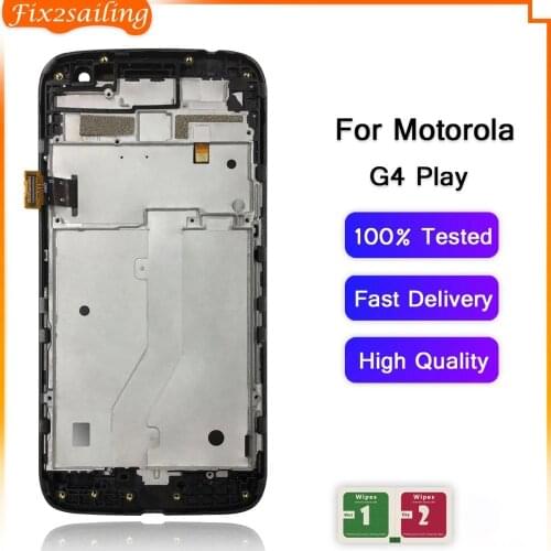 LCD Display For Motorola MOTO G4 Play XT1603 XT1601 XT1604 XT1602 Touch Screen Digitizer Assembly G4 play LCD Replacement Frame