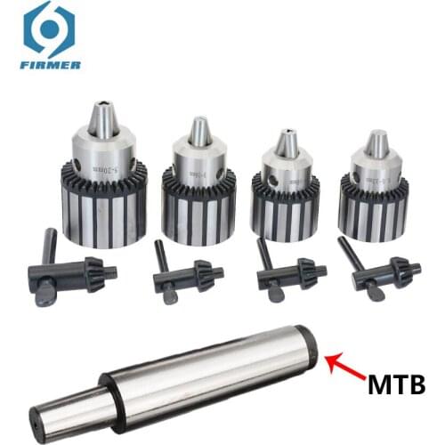 1set morse cone MT1 MT2 MT3 MT4 B10 B12 B16 B18 light Duty key Drill Chuck 0.6-6mm 1.5-13mm 1-10MM Taper Arbor CNC machine
